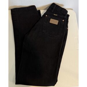 Wrangler Jeans Mens 13mwz 28x36 Black Cowboy Cut Classic Fit Straight Leg Denim